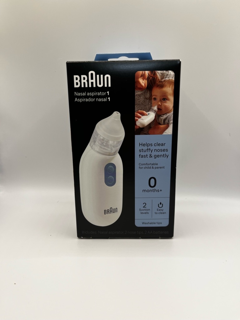 Braun Baby Nasal Aspirator - White